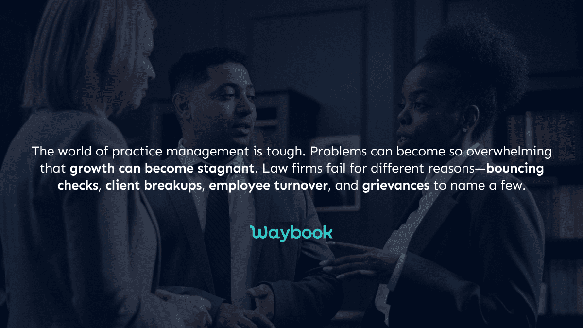 The question “how to grow a law firm” is a common one, and it’s no wonder—running a law firm is tough, and growing a law firm is even tougher, especially today.For many firms, the challenges that hinder growth—like the costs of starting a law firm in the first place, struggling to acquire new clients, competing with other firms, and having no time to focus on the business side of things—can become so overwhelming that law firm growth becomes stagnant. If this sounds like your firm, you’re not alone. 