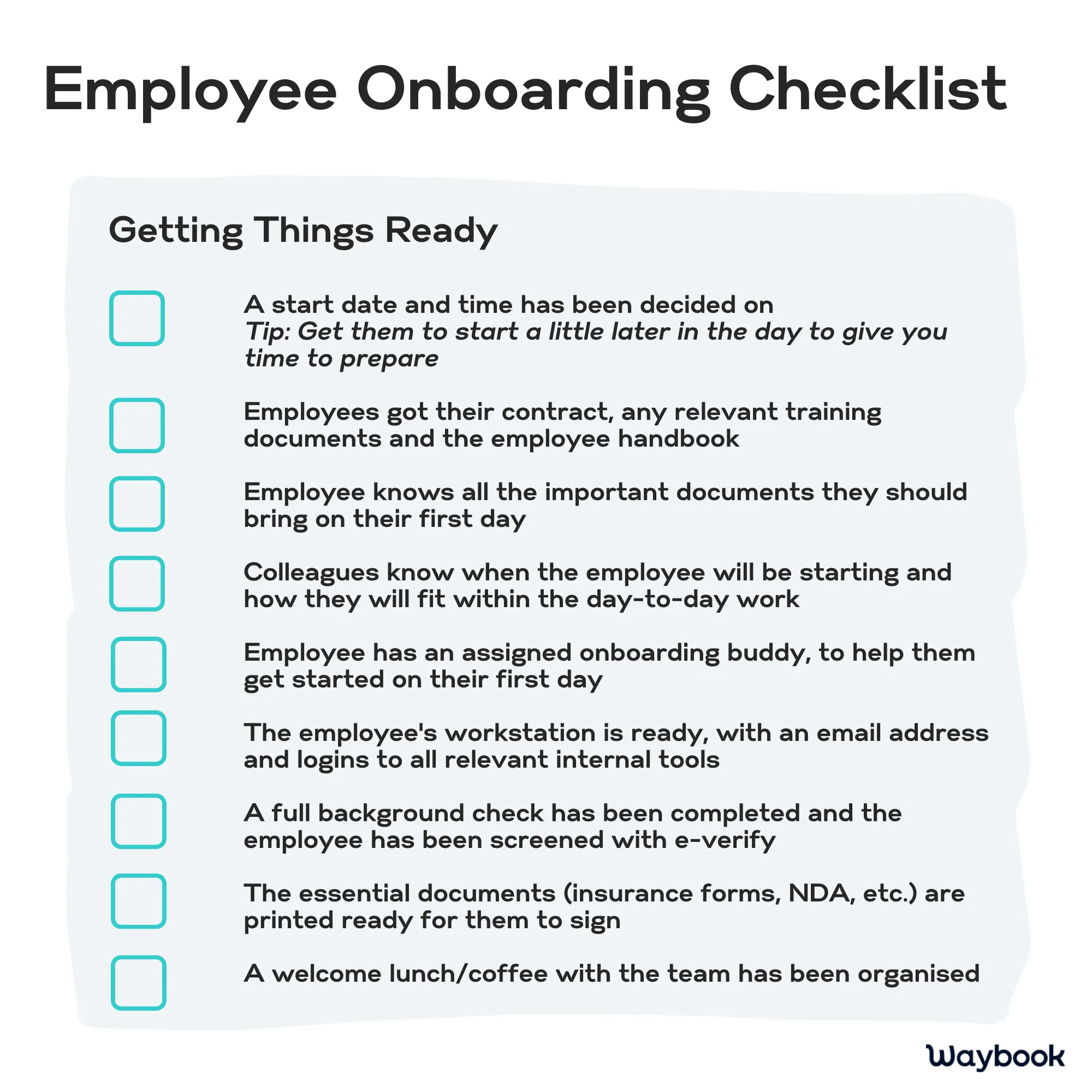 Onboarding before first day