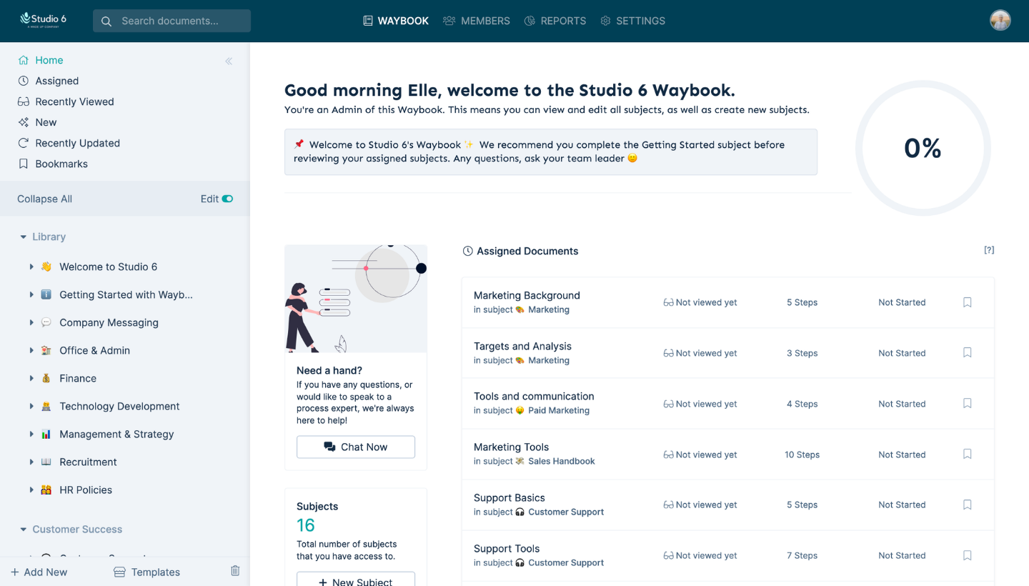 Waybook New Dashboard April 2023